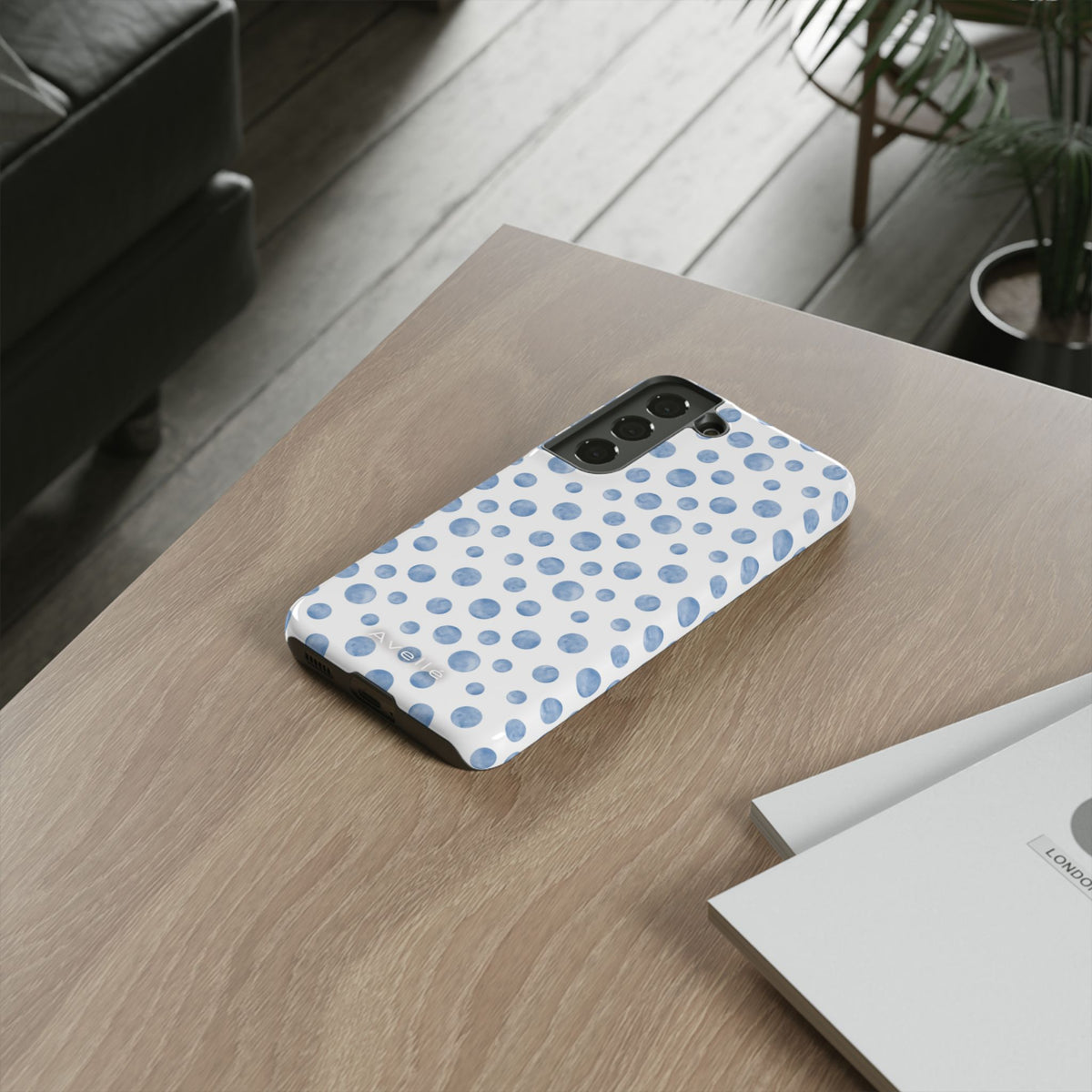 Blue Polka