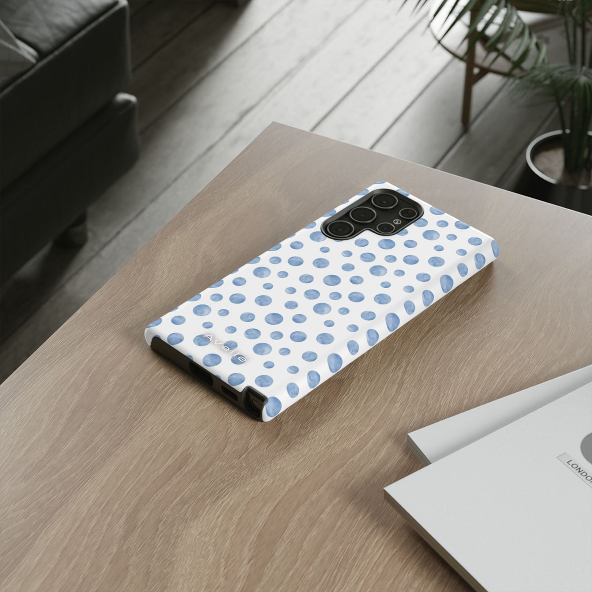 Blue Polka