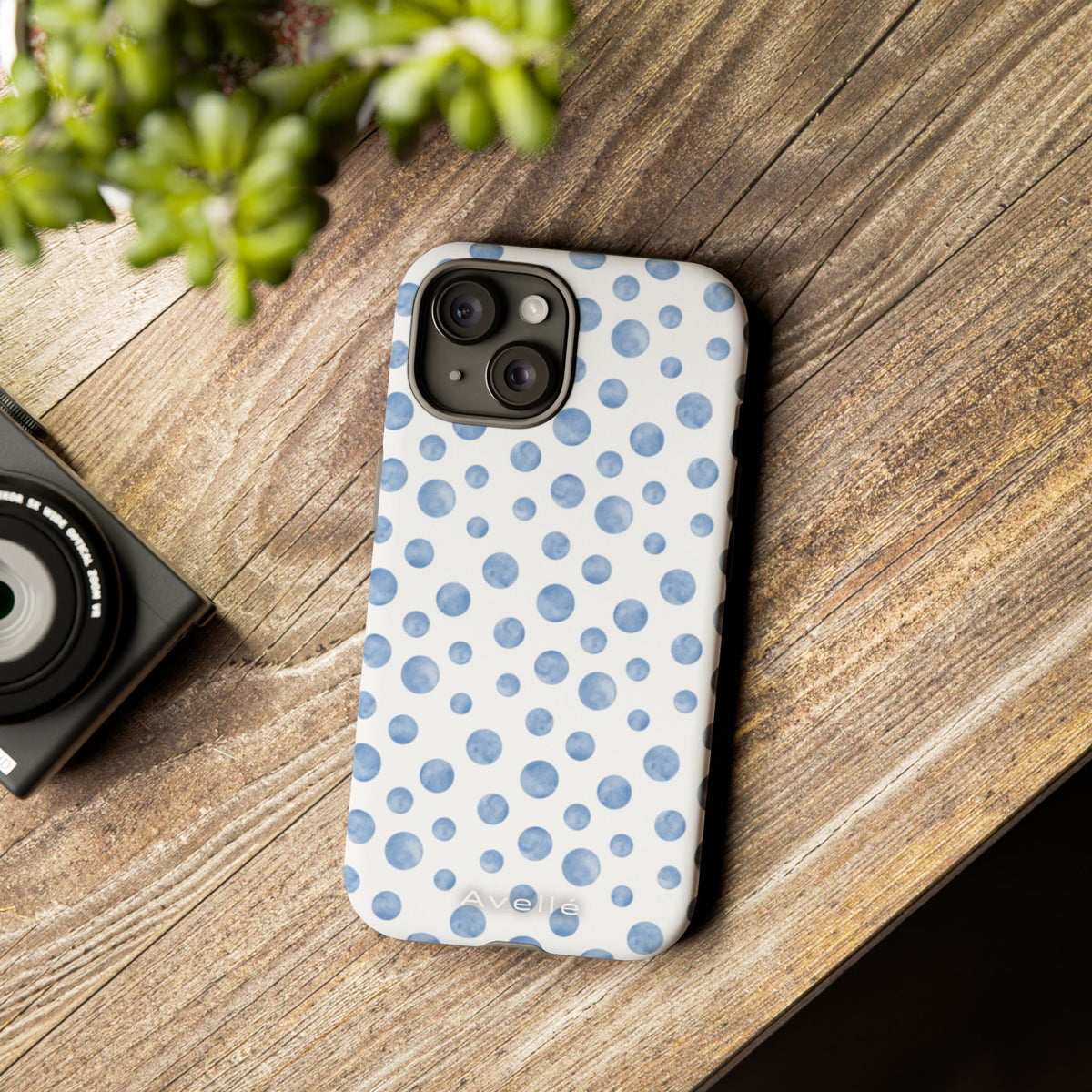 Blue Polka
